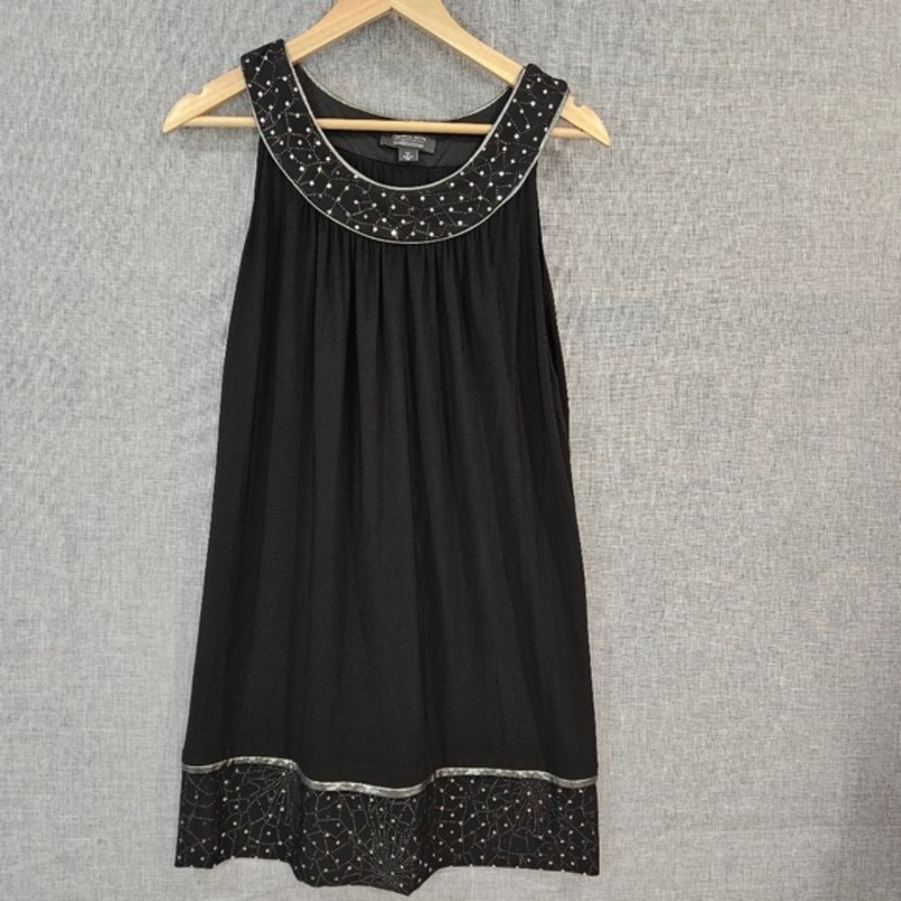 Dressbarn A Line Swing Dress 12 Petite Sleeveless Party CocktailGoing Out